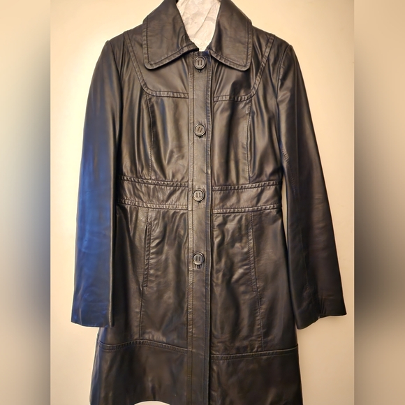 Kenneth Cole Leather Jacket - Picture 5 of 5